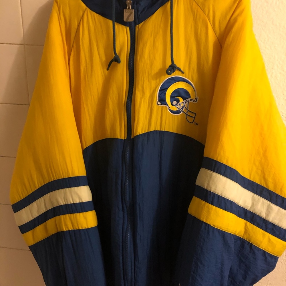 Vintage XL Men’s Hooded St. Louis Rams Jacket